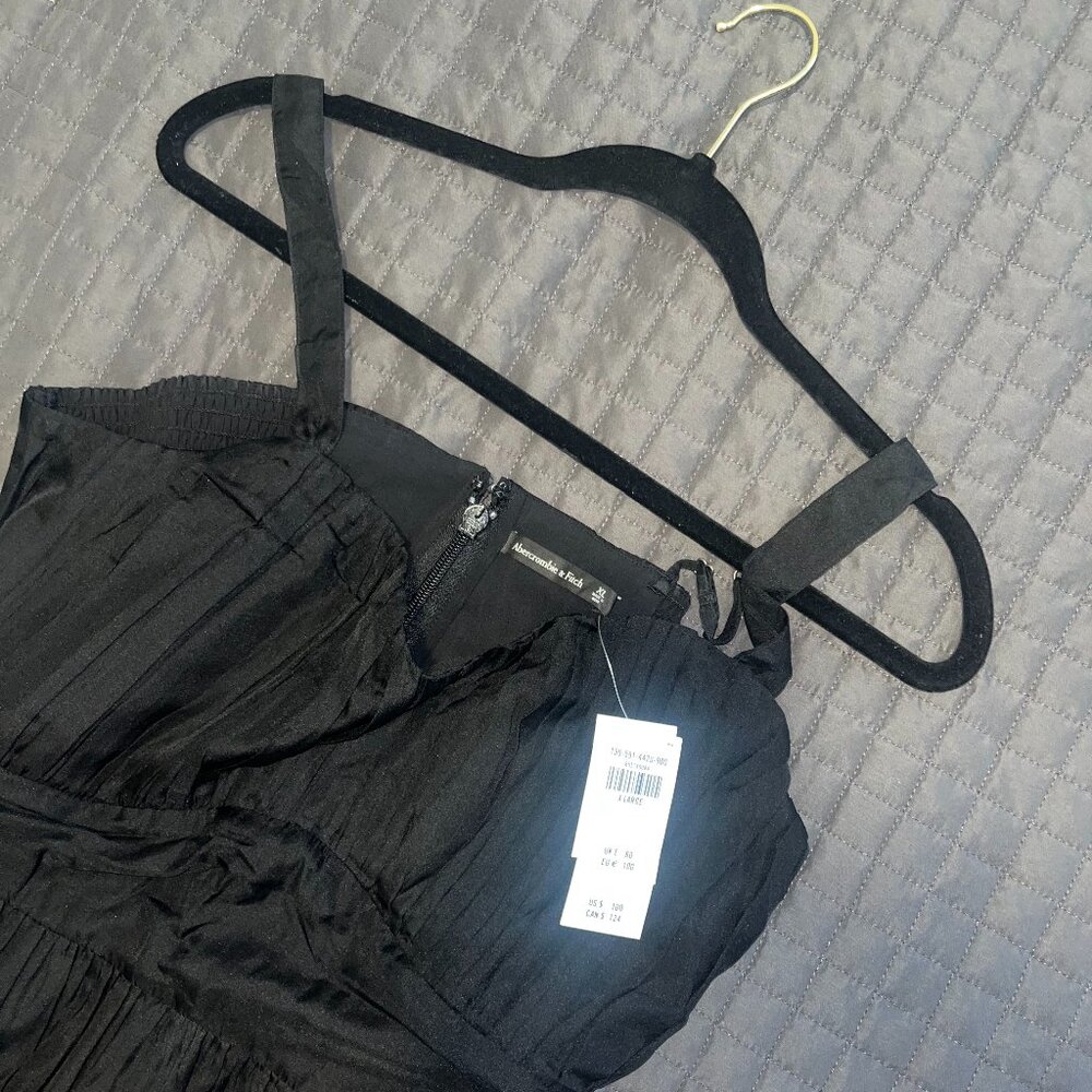 Abrecrombie Ruched Chiffon Mini Dress - Picture 3 of 5